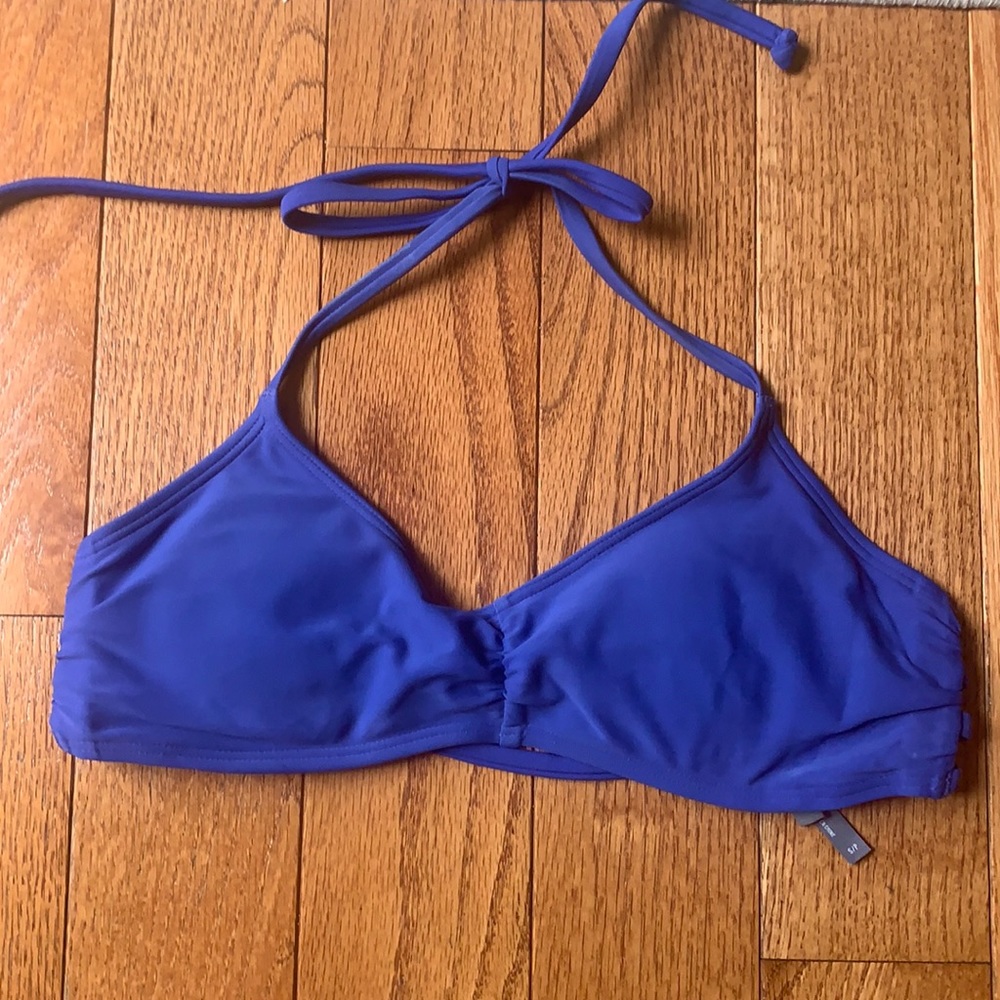 Aerie blue bikini top